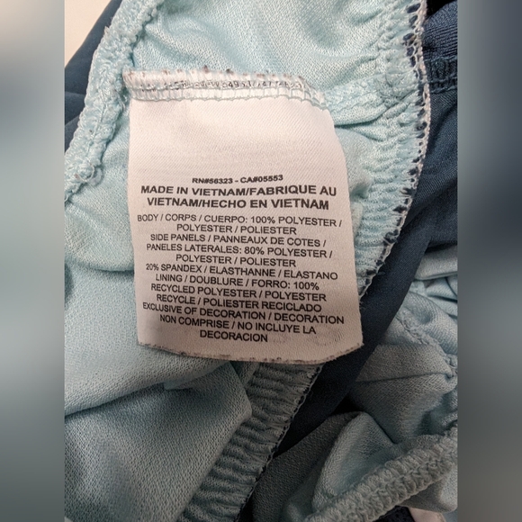 Nike Women's Small Dri-Fit Shorts Dark and Light Blue - Picture 7 of 14